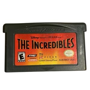 The Incredibles Disney Nintendo GBA Loose Cartridge Game TESTED